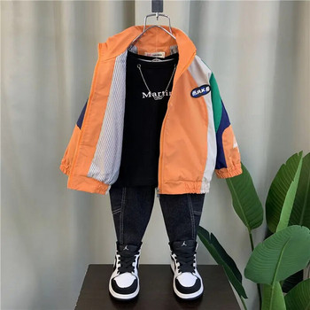 Παλτό μπουφάν μπέιζμπολ φθινοπώρου άνοιξη 2023 Παιδικά ρούχα μόδας για έφηβους αγόρια Ζακέτα παιδικά παλτό 2-12 ετών