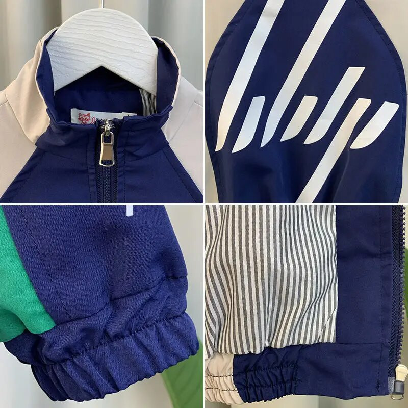 Jesenná jarná baseballová bunda 2023, detské módne oblečenie pre tínedžerov, chlapcov, kardigan, detský kabát, 2-12 rokov