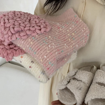 Детско облекло Детски пуловер 2023 Есен Зима Нов модерен корейски стил Love Dot Топъл удобен детски ежедневен пуловер