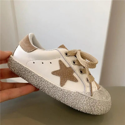 Roztomilé detské bežné topánky s hviezdičkami, mäkká podrážka, jesenné topánky 2023, dievčenské topánky pre batoľatá a chlapcov, tenisky, ľahké detské topánky