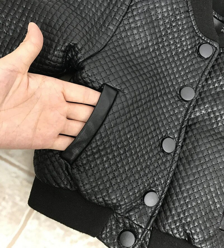 Chlapčenská kožená bunda, jarná jesenná detská módna krátka bunda, kockovaná batoľacia, detské oblečenie z PU kože XMP11