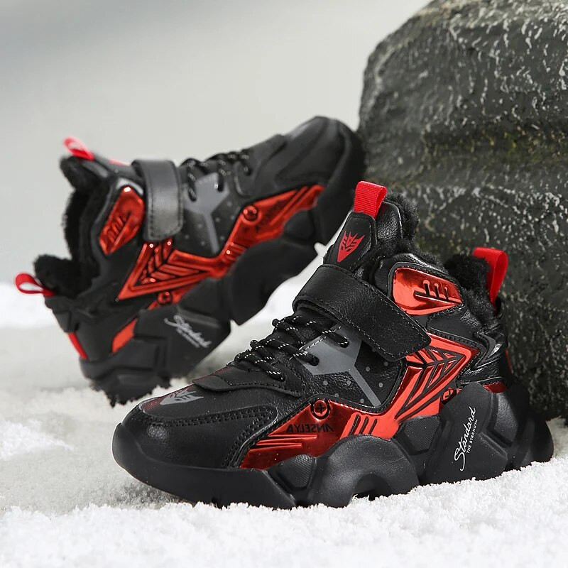 Gyerek hócsizma fiúknak lányoknak kiváló minőségű téli meleg vízálló gyerekeknek divatos sportcipők tornacipők lányok hócsizmák