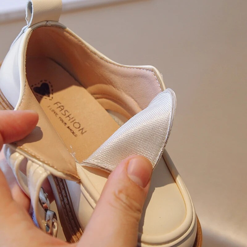 Laste nahast kingad pannal, ühevärviline koolikevad, laste lamedad kingad 23-35 Unisex moe ümmargune varvas Paindlik poiste jalats tüdrukutele