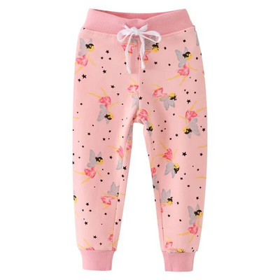 Šokinėja metrai Naujas atvykimas Mergaičių sportiniai kelnės Rainbow Print karštai parduodamas raištelis mažiems vaikams kelnės kelnės viso ilgio vaikams