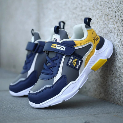 Detská módna športová obuv Four Seasons pre chlapcov, bežecká obuv na voľný čas, priedušná outdoorová obuv pre deti, ľahké tenisky