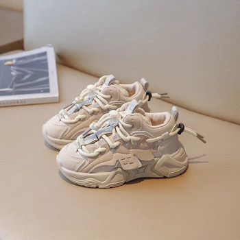 Размер 23-36 Бебешки обувки за малко дете за момчета Момичета Дишаща мрежа Малки деца Ежедневни маратонки Неплъзгащи се детски спортни обувки Тенис