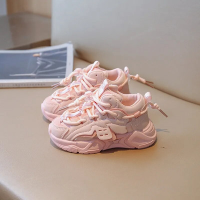 Mărimea 23-36 Pantofi pentru copii mici pentru băieți, fete, plasă respirabilă, copii mici, pantofi casual, pantofi sport anti-alunecare pentru copii, tenis