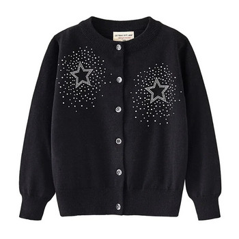 Fashion Knitted Cardigan 1-8Yrs Baby Girls Boys Sweater Jacket Star Coat Baby Sweater Coat Baby Girls Cardigan Φθινοπωρινά πουλόβερ