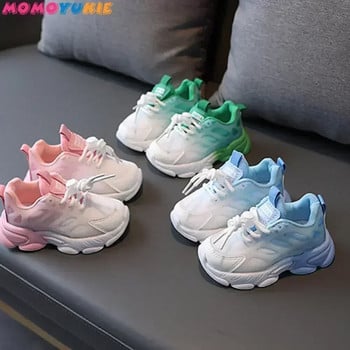 Размер 21-36 Детски спортни обувки за момчета Модни ежедневни маратонки за деца Момичета Неплъзгащи се бебешки обувки за малко дете 2-16 години за момиче момче
