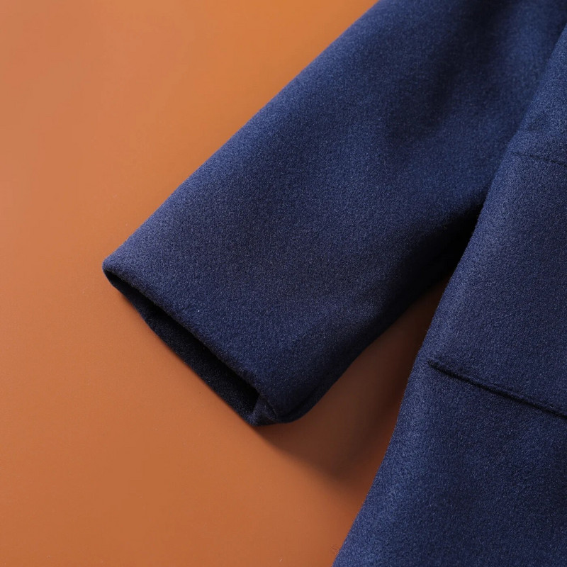 PatPat Kid Boy ühevärviline koolistiilis kapuutsiga jope