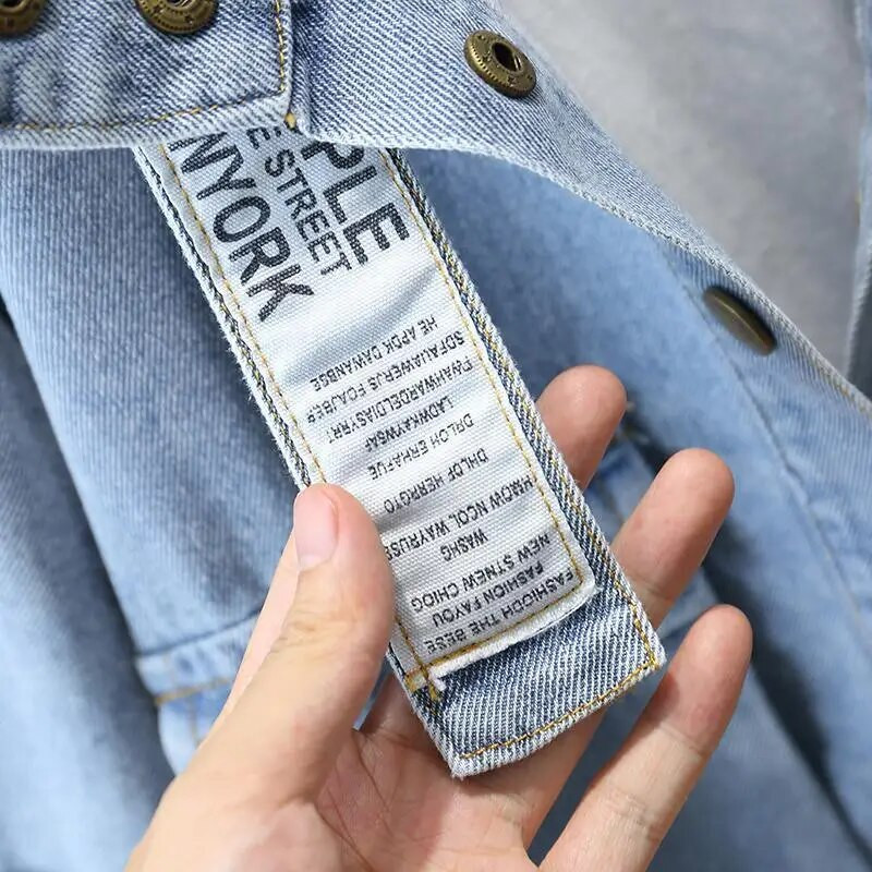 Bebeluși băieți Jachetă Cardigan 2022 Moda Primăvară Toamnă demin Mantoane Haine copii Îmbrăcăminte exterioară 2-12 ani