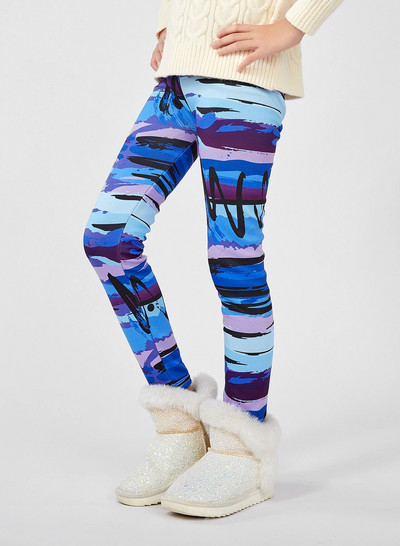 Jesenné a zimné teplé dievčenské nohavice, zamatové zahusťovacie dievčenské legíny s kvetinovou potlačou, detské nohavice, dievčenské nohavice pre vek 2-9 rokov