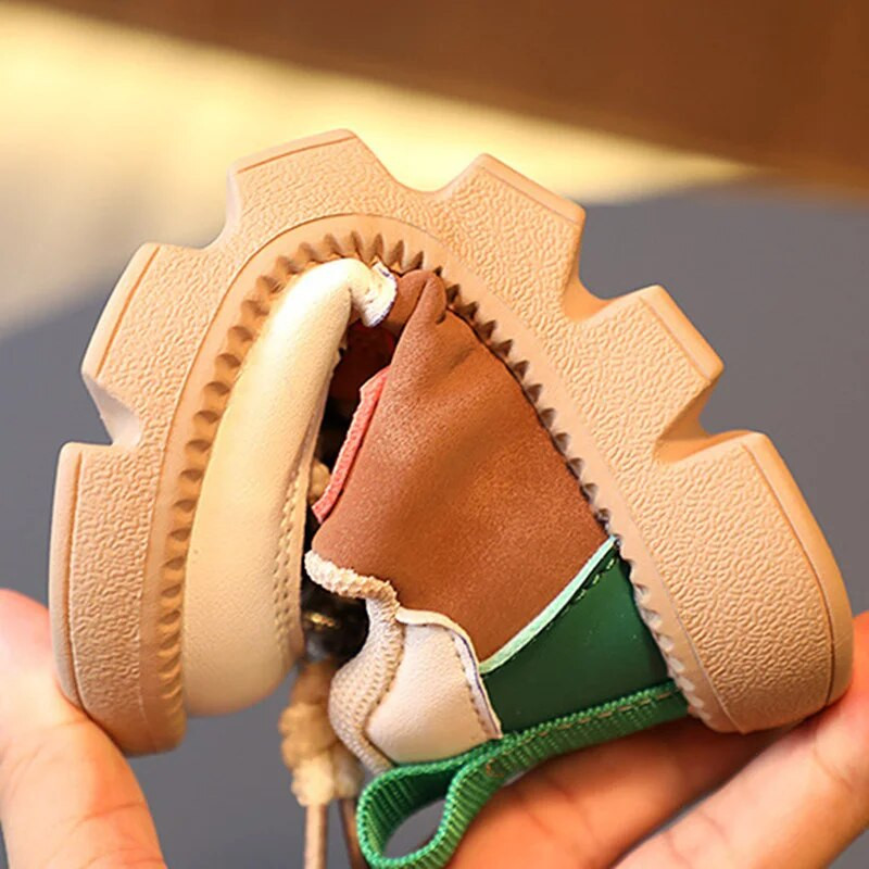 DIMI 2023 Sügis Uued Lastejalatsid Pu Nahast Laste Tossud Beebide väikelaste jalanõud Mugavad pehmed poiste tüdrukute vabaajajalatsid