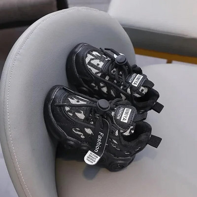 Nové detské bežné topánky pre chlapcov a dievčatá, tenisky, jesenné detské športové, svietiace topánky, sieťované, priedušné, mäkké, bežecké, 1-6 rokov