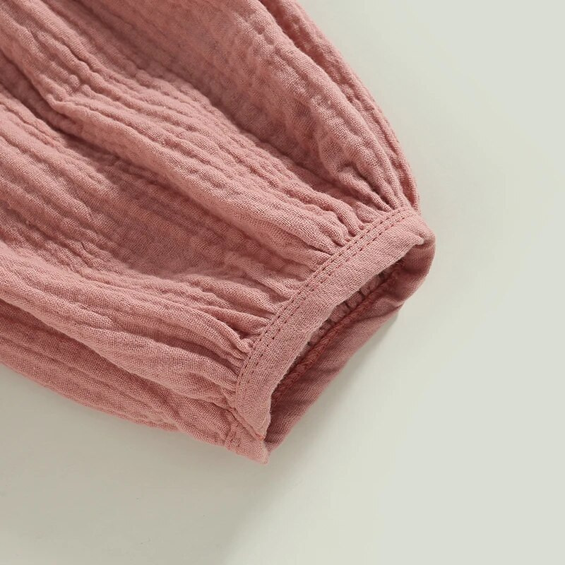 2023-01-30 Lioraitiin 6M-5T Lapsed Beebid Tüdrukud Poisid Haarem Püksid Ühevärviline Elastne Vaba vabaaja Bloomers Riided