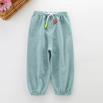 2021, pantaloni de bumbac cu îmbrăcăminte din bambus, pantaloni harem pentru băieți, fete, pantaloni harem, primăvară și vară, în culori uni, haine pentru copii 1-5 ani