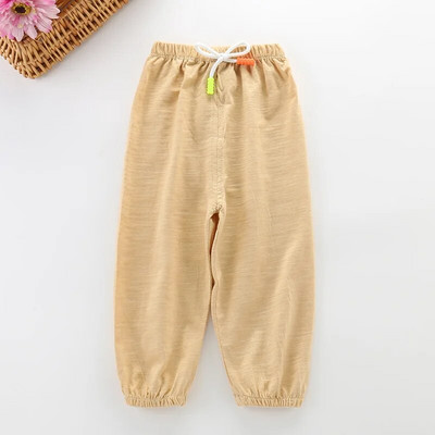 2021, pantaloni de bumbac cu îmbrăcăminte din bambus, pantaloni harem pentru băieți, fete, pantaloni harem, primăvară și vară, în culori uni, haine pentru copii 1-5 ani