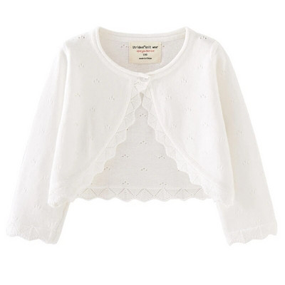 Cardigan tricotat pentru bebeluș fetiță, primăvară, toamnă, pulover cu guler lotus solid, haină pentru sugari din bumbac pur, haine pentru copii, tricotaje pentru fete