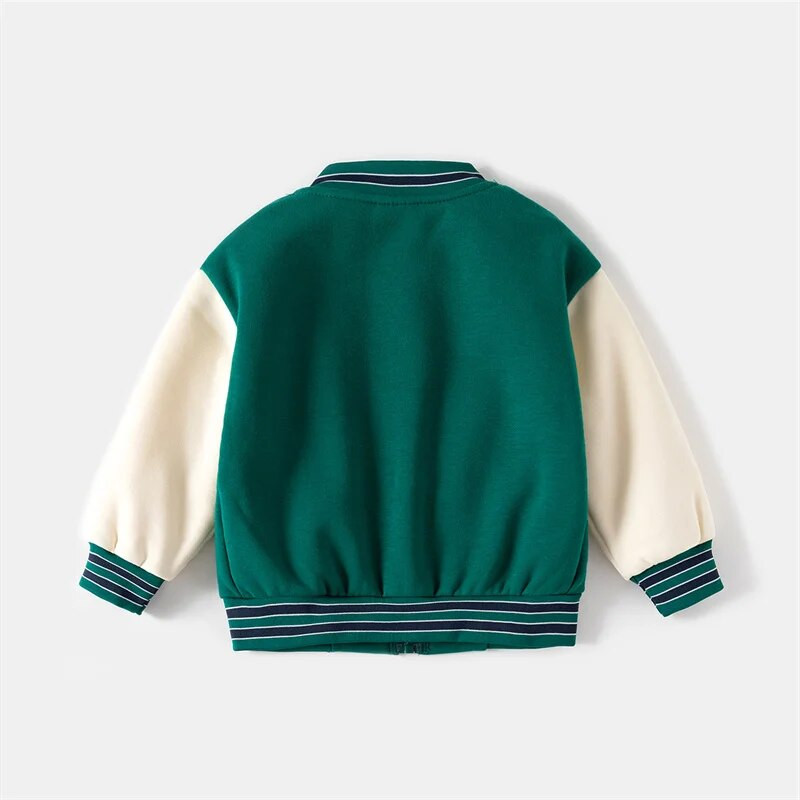 Paltoane de baseball pentru bebeluși băieți 2024, primăvară, toamnă, tendințe pentru copii, îmbrăcăminte exterioară, modă pentru copii, hanorac, jachetă, desene animate pentru sugari, îmbrăcăminte ocazională