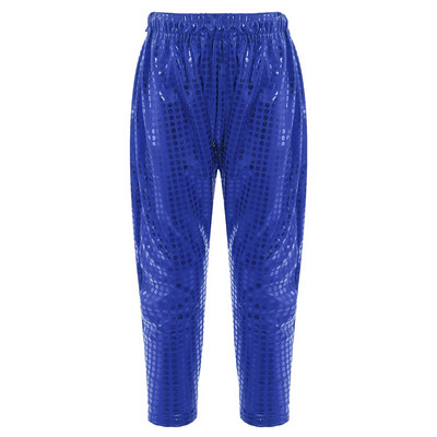 Copii Băieți Fete Pantaloni Club de noapte Pantaloni Pole Dance Hip Hop Street Dance Îmbrăcăminte pentru scenă Paiete strălucitoare Majorete Pantaloni largi