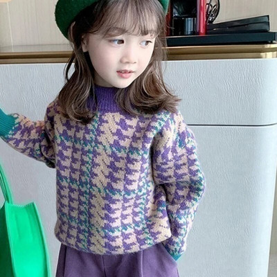 Laste silmkoeline kampsun Talvine soe väike kõrge kraega mantel Tüdrukute moodne pullover alumine särk Beebi korea paksendatud ülaosa