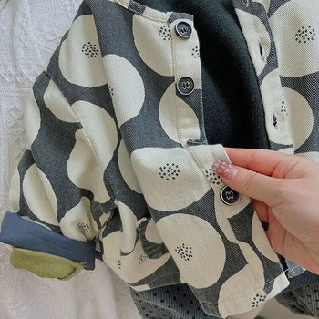 Αγόρια μπουφάν άνοιξη και φθινόπωρο στυλ 2022 νέα παιδική τσέπη casual παλτό ρούχα μωρό 1-8 ετών
