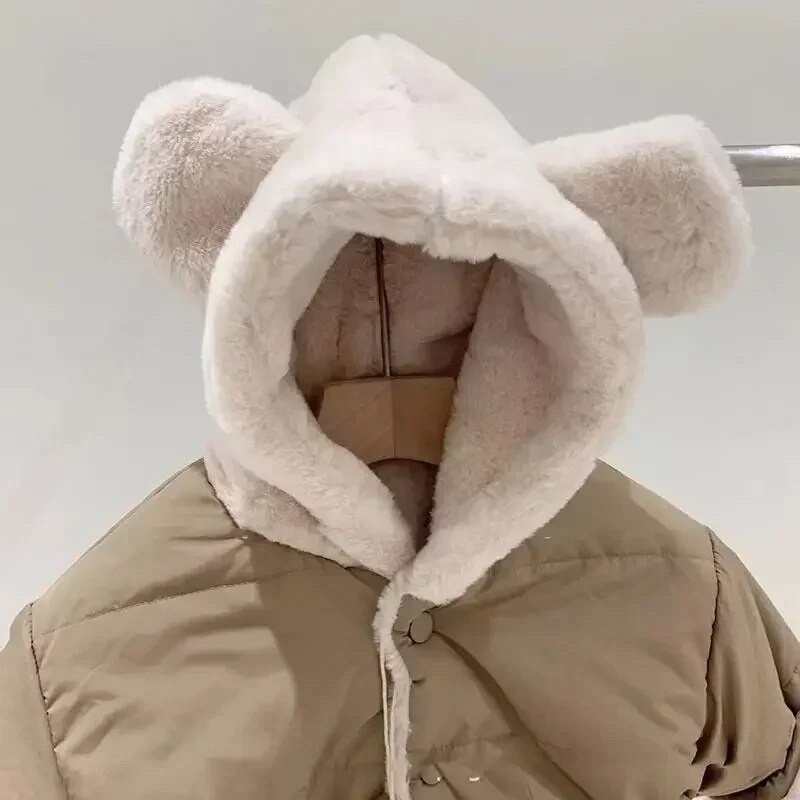 2023 Detské bundy pre dievčatá, kabát, zimná mikina s kapucňou pre chlapcov a dievčatá, oblečenie pre novorodencov, vrchné oblečenie, oblečenie pre batoľatá a deti 0-7 rokov