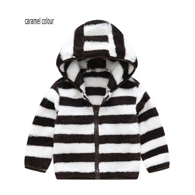 Dievčenská zimná bavlnená bunda, módna, univerzálna, hrubá, zateplená chlapčenská kožušinová bunda s golierom, kórejská verzia, kvalitné oblečenie pre deti od 2 do 7 rokov