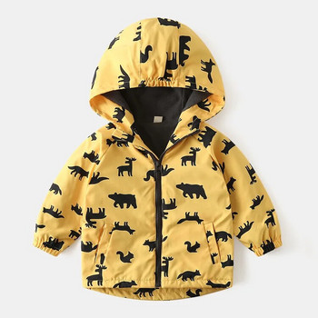 2022 Αγόρια παλτό μπουφάν με βελούδινο παλτό αδιάβροχο ζεστό μπουφάν ανοιξιάτικα φθινοπωρινά ρούχα για νήπια αγόρια βρεφικά αγόρια παιδικά ρούχα