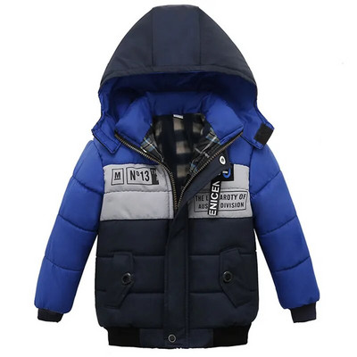 Copii mici Jachete calde de toamnă iarnă pentru băieți îmbrăcăminte exterioară paltoane de Crăciun pentru bebeluși îmbrăcăminte pentru zăpadă parka băieți costum de zăpadă cu guler de blană