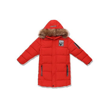 Зимно удебелено ветроустойчиво топло детско палто Водоустойчиво детско връхно облекло Памучен пълнеж Тежки якета за момчета за 4-14 години