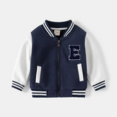 Meleg polár baseball kabát fiúknak tipegő gyerekeknek őszi téli kabát gyerekruhák