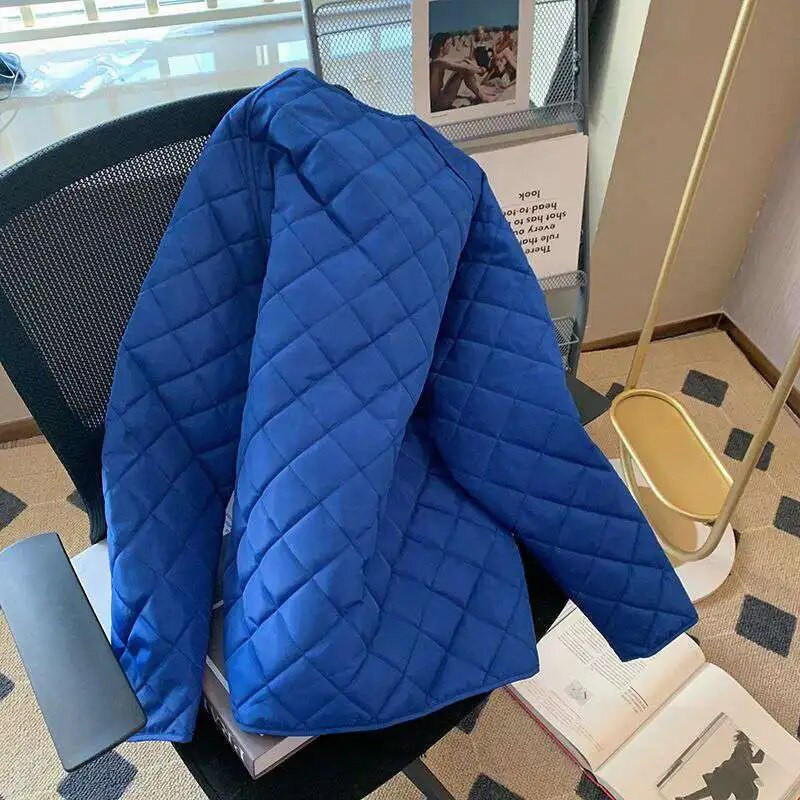 Suured 6XL 150kg talvepargid naistele Uued Korea moesuured mantlid Ruuduline jope paks soe välisriietus