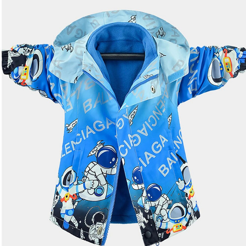 Detské chlapčenské zimné kabáty, detské oblečenie na zips s dlhým rukávom a kapucňou, vetruodolné bundy, teplé kabáty, oblečenie pre 3-14 rokov