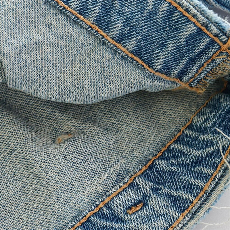 UNIZERA2023 Jesenný nový dámsky temperamentný krátky voľný ležérny všestranný džínsový štýl s dvojitou klopou a prackou