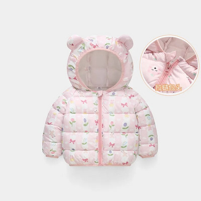 1-6 a Beebi soojad sulejoped Poisid Tüdrukud Kapuutsiga Multikad ülerõivad Sügistalvemantlid Lasteriided Kerged jakid