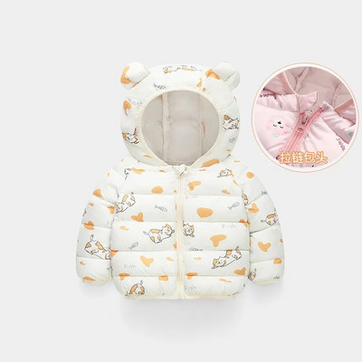 1-6 a Beebi soojad sulejoped Poisid Tüdrukud Kapuutsiga Multikad ülerõivad Sügistalvemantlid Lasteriided Kerged jakid