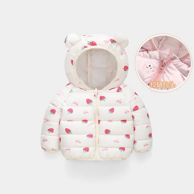 1-6 a Beebi soojad sulejoped Poisid Tüdrukud Kapuutsiga Multikad ülerõivad Sügistalvemantlid Lasteriided Kerged jakid