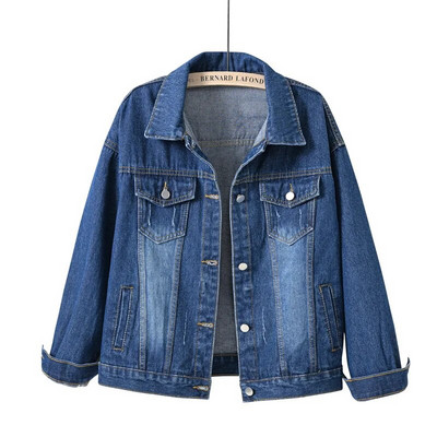 Jachetă de blugi pentru femei, primăvară, toamnă, haină scurtă, jachete de blugi roz, topuri casual, mov, galben, alb, topuri largi, îmbrăcăminte exterioară pentru femei KW02