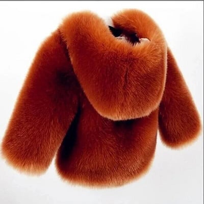 Detské kabáty s kapucňou z umelej kožušiny, jeseň/zima, detské bundy z imitácie králika Rex, chlapci a dievčatá, teplé módne oblečenie na vrchné oblečenie