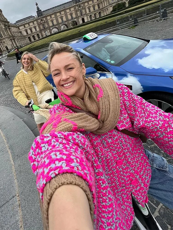 Vintage dámske ružové zahustené bundy, jeseň/zima, jednofarebné, s dlhým rukávom, jednoradové kabáty, ležérne módne streetwear kabáty