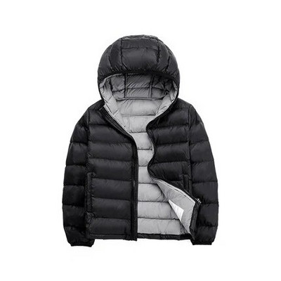 Ľahké detské páperové bundy s kapucňou pre deti od 2 do 14 rokov, jesenné a zimné, pre chlapcov a dievčatá, prenosné, vetruodolné, páperové kabáty