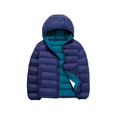 Ľahké detské páperové bundy s kapucňou pre deti od 2 do 14 rokov, jesenné a zimné, pre chlapcov a dievčatá, prenosné, vetruodolné, páperové kabáty