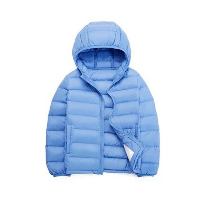 Ľahké detské páperové bundy s kapucňou pre deti od 2 do 14 rokov, jesenné a zimné, pre chlapcov a dievčatá, prenosné, vetruodolné, páperové kabáty