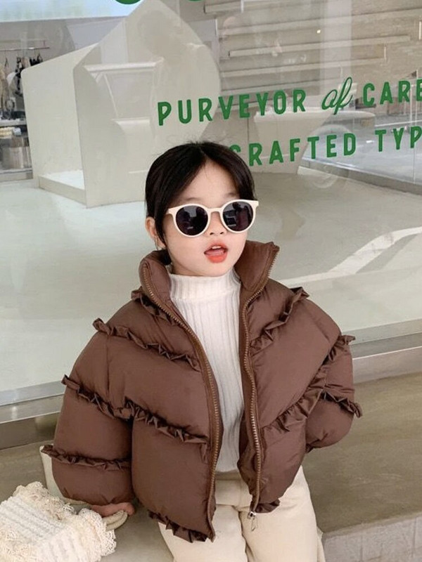 Jachetă de bumbac îngroșată pentru fete, jachetă pentru pâine de iarnă haine pentru copii de la 1 până la 12 ani haină de iarnă pentru copii paltoane puf