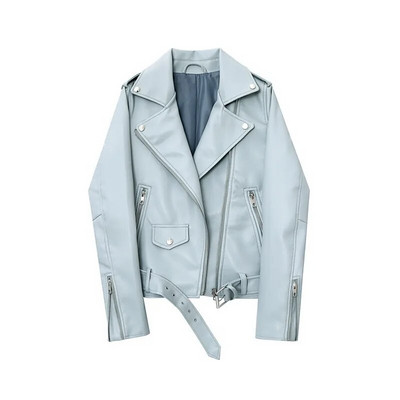 RARF Ladies 2023 Άνοιξη και Φθινόπωρο νέο χρώμα καραμέλας όμορφη ζώνη μοτοσικλέτας Αποσπώμενες επωμίδες δερμάτινο τζάκετ μοτοσικλέτας