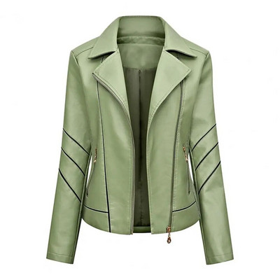 Stiilne naiste jope Lahe kulumiskindel naiste mantel Lady Coat Biker jope