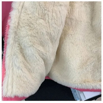Зимни якета за момиче Бебешко яке с памучна подплата Детски удебелени паркове Детски момичета Кашмирено палто 2to9y