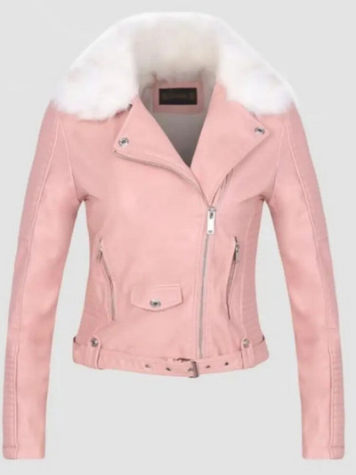 2023. aasta kuuma moe naiste talvised soojad kunstnahast jakid karusnahast kaelarihmaga. Naiste mustad roosad mootorratturi ülerõivaste mantlid