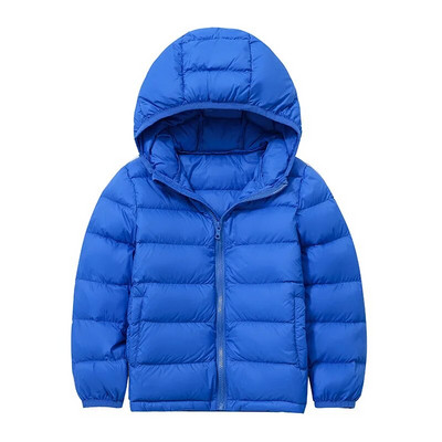 2-16 ani Jachete rezistente la vânt de iarnă pentru băieți, ultra-ușoare, pentru copii, paltoane din puf de rață, cu glugă pentru copii, jachete cu pene, haine pentru fete